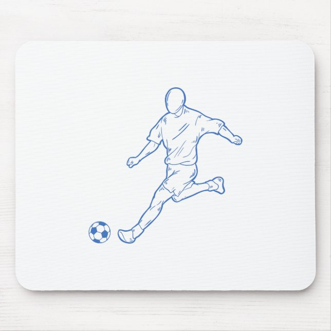 Fußballspieler Mousepad (Vorne)
