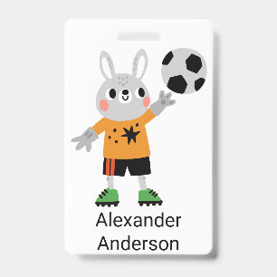 Fußballspieler Name Tag Personalisieren Ausweis