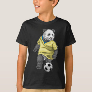 Fußballspieler Panda Fußball T-Shirt