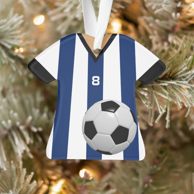 Fußballspieler Personalisiert Ornament (Baum)
