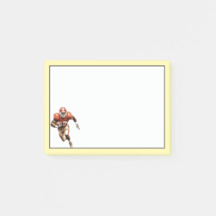 Fußballspieler Post-it Klebezettel