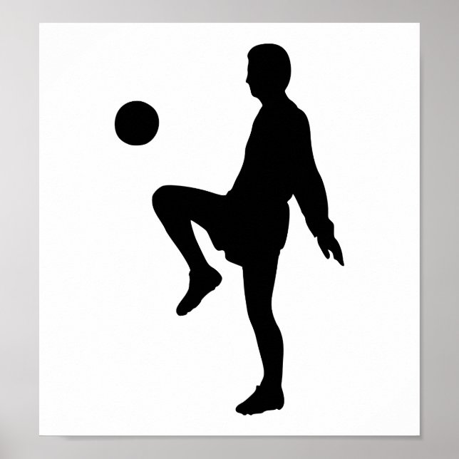 Fußballspieler Poster (Vorne)