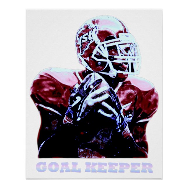 Fußballspieler Poster (Vorderseite)
