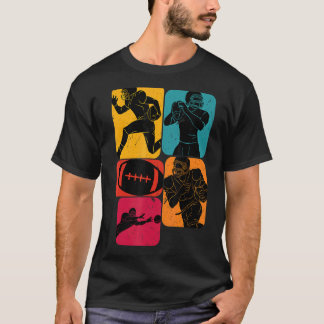 Fußballspieler Retro Design T-Shirt