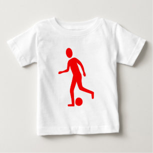 Fußballspieler - Rot Baby T-shirt