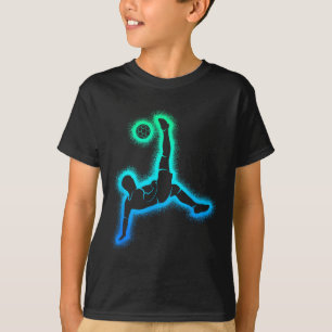 Fußballspieler Spiel Kinder Jungen Männer Fußball T-Shirt