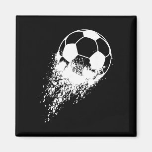 Fußballspieler Sport Vintage Männer Jungen Fußball Magnet