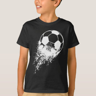 Fußballspieler Sport Vintage Männer Jungen Fußball T-Shirt