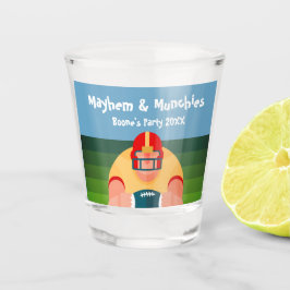 Fußballspieler Super Fan Game Day Schnapsglas