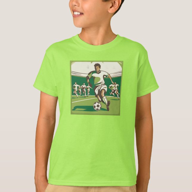 Fußballspieler T-Shirt (Vorderseite)