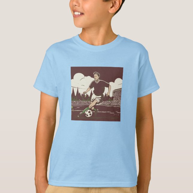 Fußballspieler T-Shirt (Vorderseite)