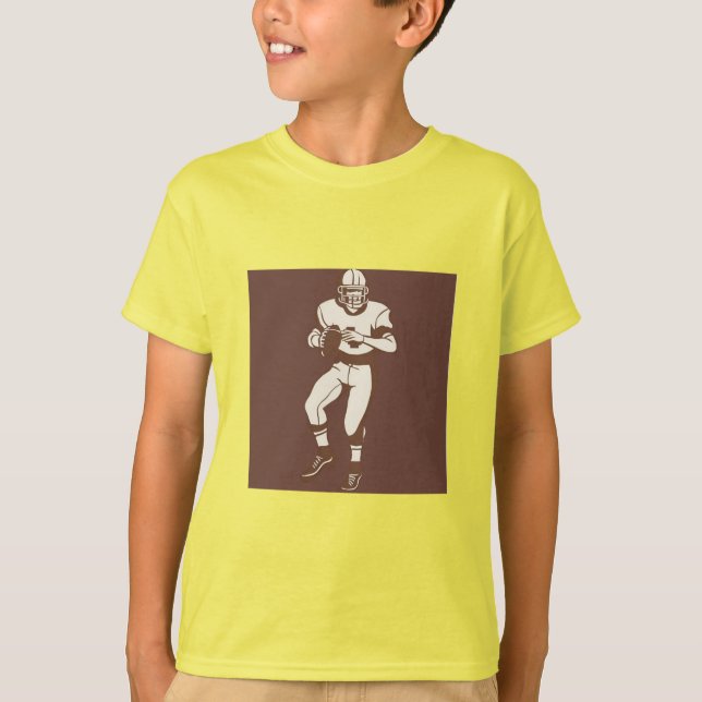 Fußballspieler T-Shirt (Vorderseite)