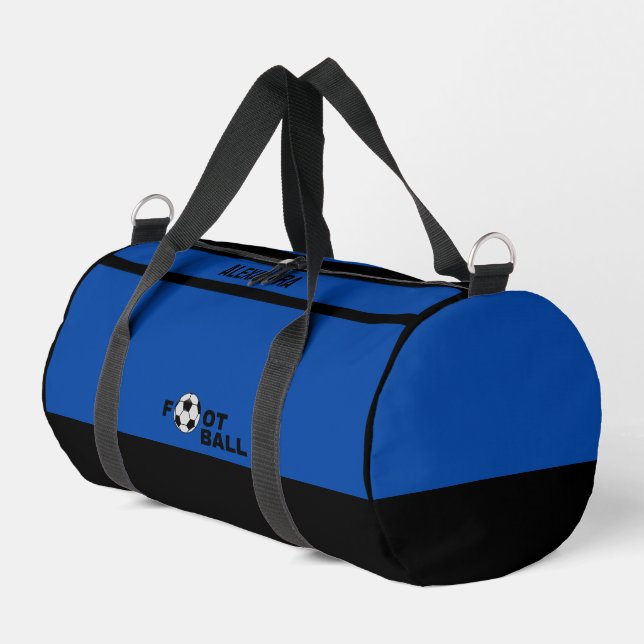 Fußballspieler, Team, Geburtstagsgeschenk Duffle T Bag (Linke Seite)