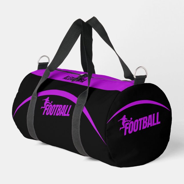 Fußballspieler, Team, Geburtstagsgeschenk Duffle T Bag (Linke Seite)