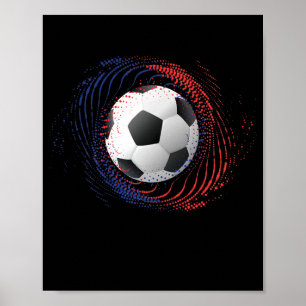 Fußballspieler Trainer Fan Sport Vintage Männer Poster