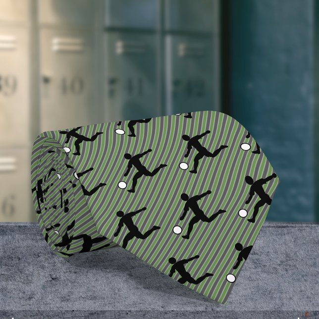 Fußballspieler - UK Football - Diagonal Stripes Krawatte (Von Creator hochgeladen)