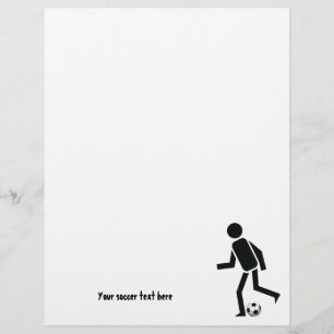 Fußballspieler und Ball Custom Flyer