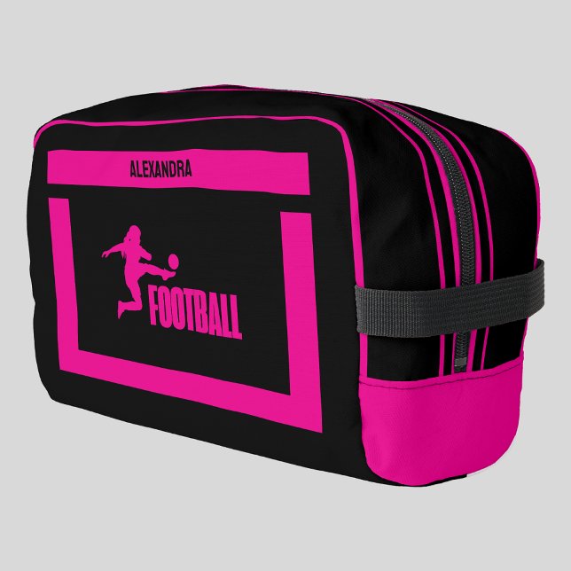 Fußballspielerin, Geburtstagsgeschenk, Fußballmann Waschbeutel (Von Creator hochgeladen)