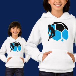 Fußballspielerin, Geburtstagsgeschenk, Team Hoodie