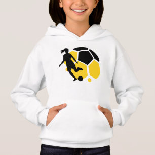 Fußballspielerin, Geburtstagsgeschenk, Team Hoodie