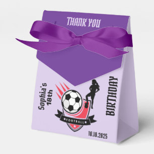 Fußballspielerin Mädchen, Football Girl Team Geschenkschachtel