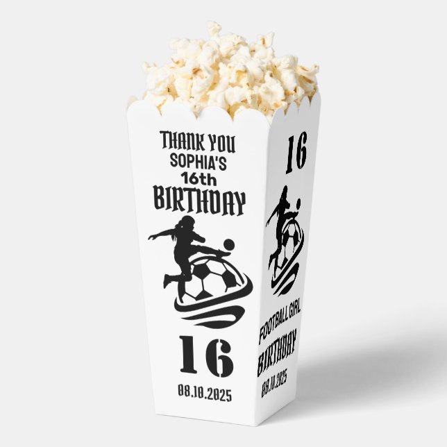 Fußballspielerin Mädchen, Fußball Girl Team Gefall Geschenkschachtel (Geplatzt)