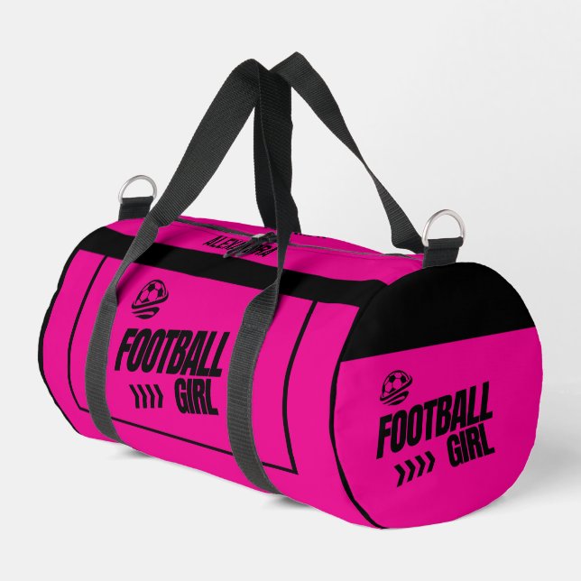 Fußballspielerin, Team, Geschenktasche Duffle Bag (Linke Seite)