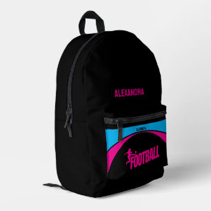 Fußballspielerinnen, Mädchen Geburtstagsgeschenk Bedruckter Rucksack