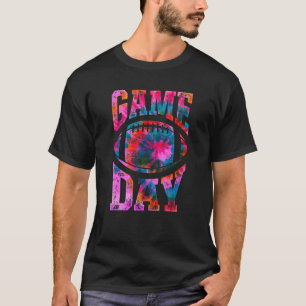 Fußballspieltag Mannschaft Sportlerinnen Gefärbte T-Shirt