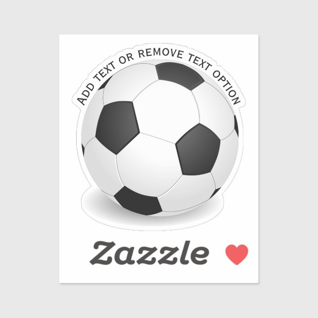 Fußballsport Aufkleber (Blatt)