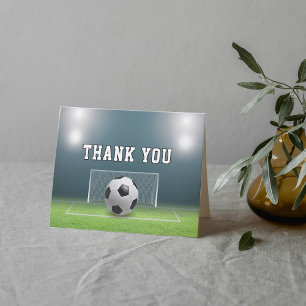Fußballsport Dankeskarte