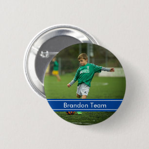 Fußballsport-Foto Button