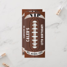 Fußballsport Geburtstagsparty VIP Pass Ticket