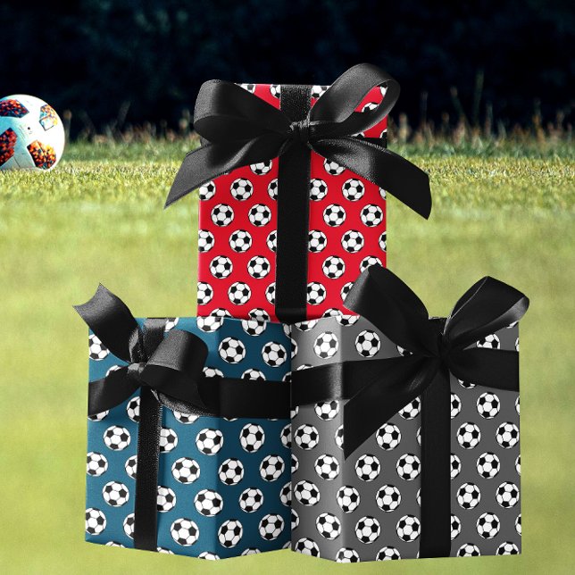 Fußballsport-Party Geschenkpapier Set (Von Creator hochgeladen)