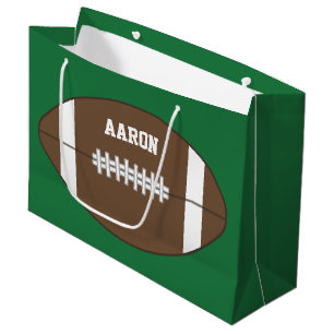 Fußballsport personalisierte große Geschenktasche Geschenktüte