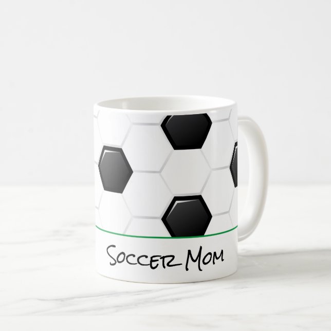 Fußballsportteam Mama Spirit Ball Goal Player Kaffeetasse (VorderseiteRechts)