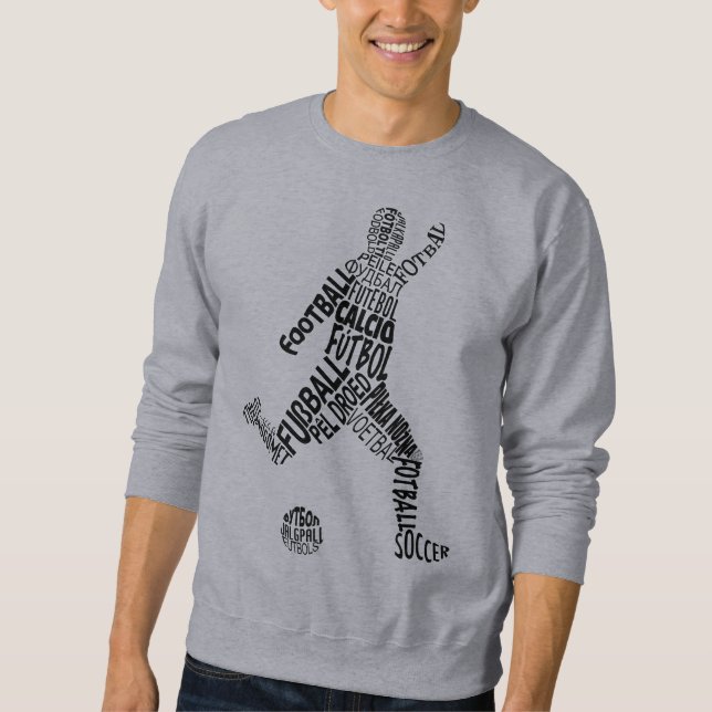 Fußballsprachen Sweatshirt (Vorderseite)