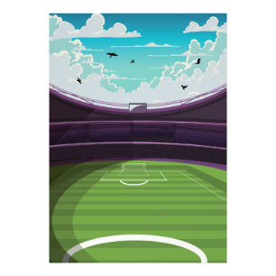 Fußballstadion Fotodruck