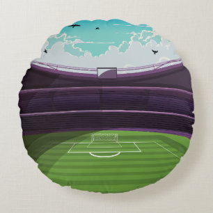 Fußballstadion Rundes Kissen