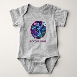Fußballstar Baby Strampler
