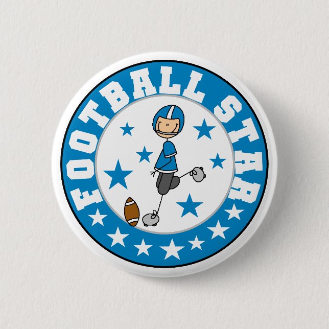 Fußballstar Button (Vorderseite)