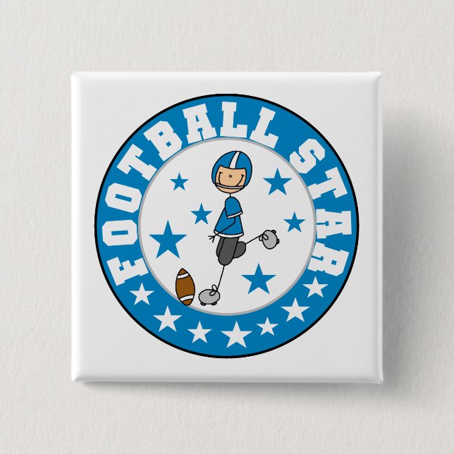 Fußballstar Button (Vorderseite)
