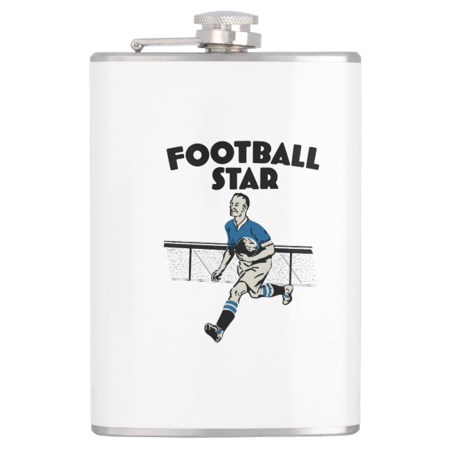 Fußballstar Flachmann (Vorderseite)