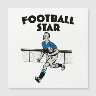 Fußballstar Magnetkarte