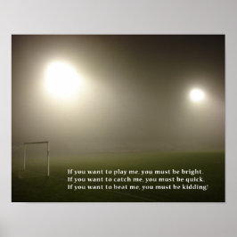Fußballstar Motivierend Poster