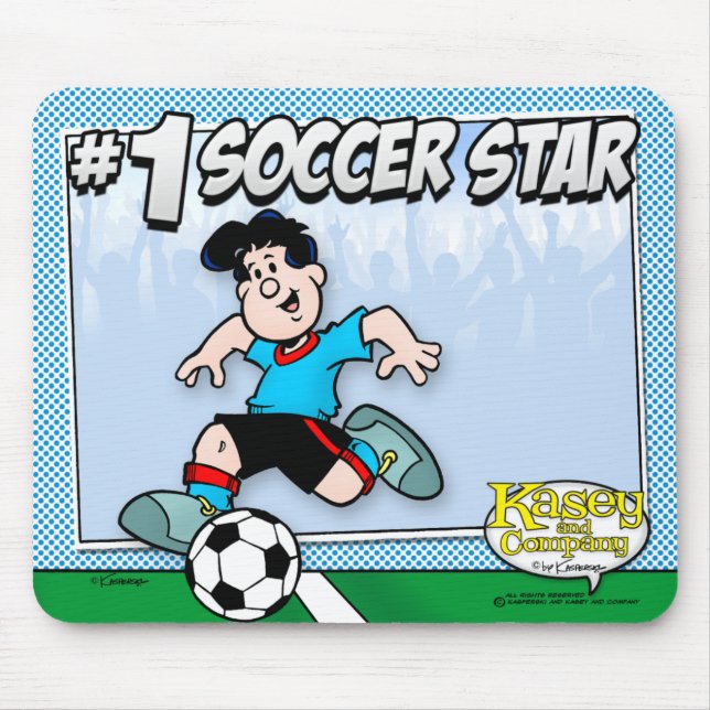 Fußballstar Mousepad (Vorne)