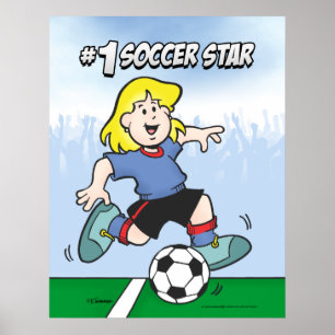 Fußballstar Poster