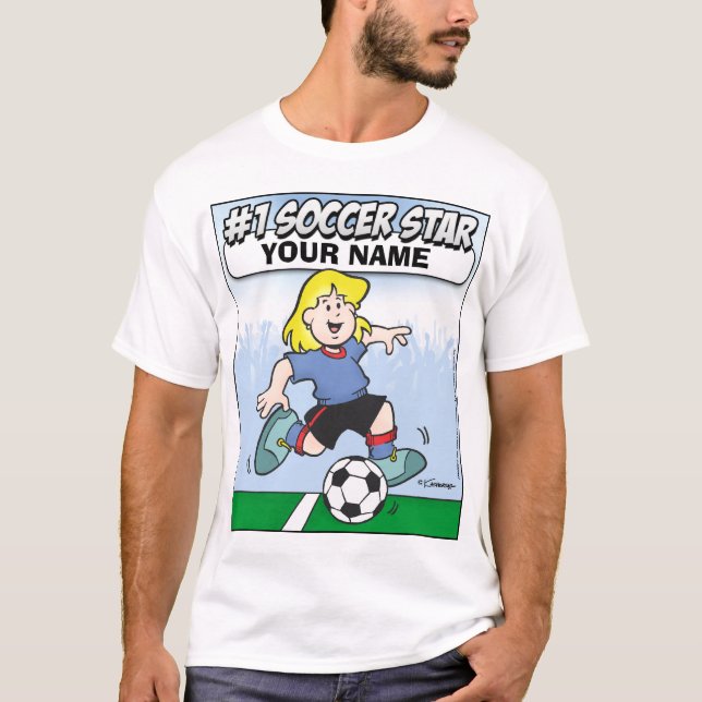 Fußballstar T-Shirt (Vorderseite)