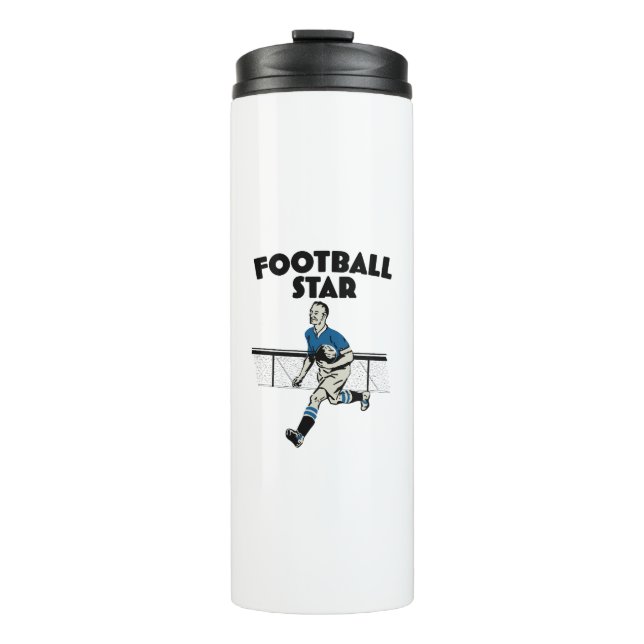 Fußballstar Thermosbecher (Vorderseite)