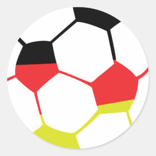 Fußballsymbol Runder Aufkleber
